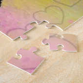 母の日 – 母と子 – 文字/名前を追加 ジグソーパズル (側面)