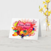 母の日（母の日）_カード カード (黄色い花)