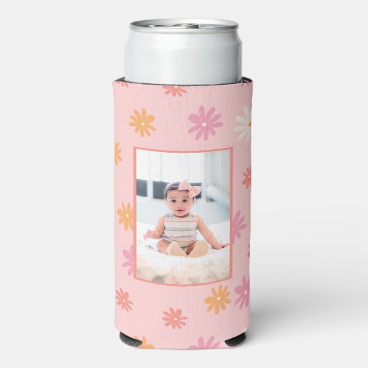 母の日,母の最高の日,母の日,パーソナライズされたカスタム スリム缶クーラー (Seltzer裏面)