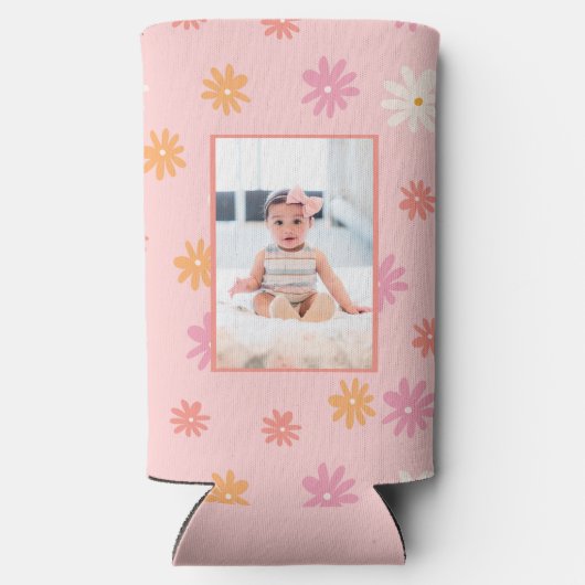 母の日，母の最高の日，母の日，パーソナライズされたカスタム スリム缶クーラー (裏面)