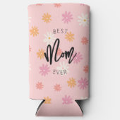 母の日，母の最高の日，母の日，パーソナライズされたカスタム スリム缶クーラー (正面)