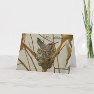 母の日-母ハチドリ-カード カード