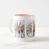 母の日"母"マグカップ ツートーンマグカップ (正面左)