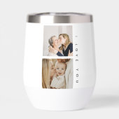 母の日，母，写真コラージュ，私たちはあなたを愛し，タイポグラップ (背面)