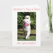 母の日***母***特別の願い カード (正面)