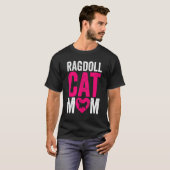 母の日 猫 ママ 猫 ラグドール 猫ママ Tシャツ (正面フル)
