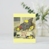 母の日：私たちは母を愛している！ ポストカード (スタンド正面)