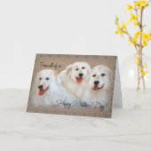 母の日 – 私たち全員から カード (黄色い花)