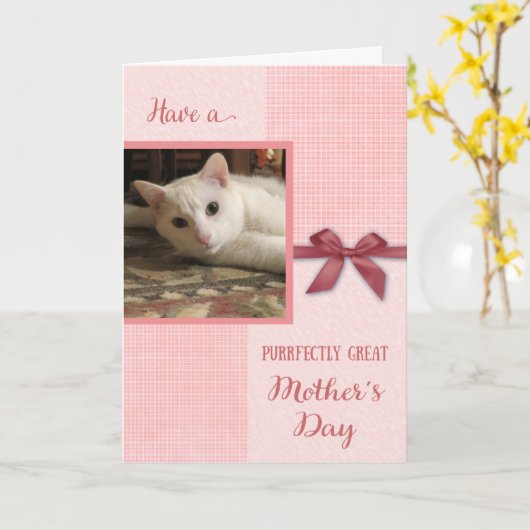 母の日、純然と母素晴らし、カスタム写真 カード (黄色い花)