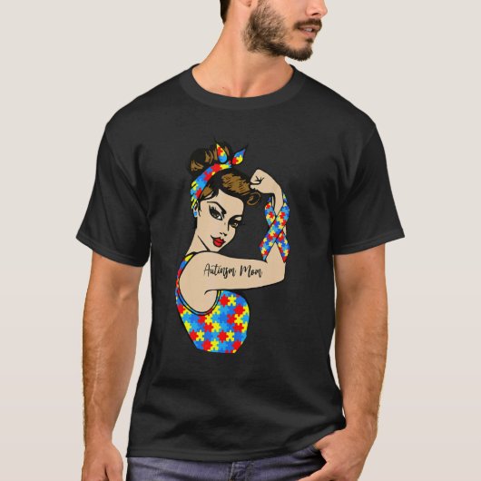 母の日 自閉症ママ 破れない Tシャツ (正面)