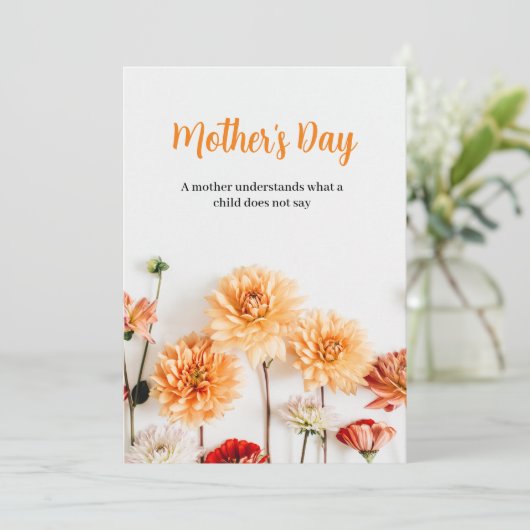 母の日(花のグリーティングカード) シーズンカード (スタンド正面)