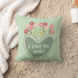 母の日、花束、エレガント、シンプル クッション