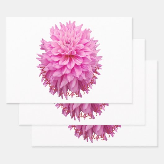 母の日 花 ラッピングペーパーシート (セット)
