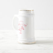 母の日 装飾 記念品 ギフト ビールジョッキ (正面左)
