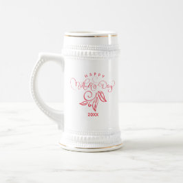 母の日 装飾 記念品 ギフト ビールジョッキ