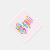 母の日 野の花 蝶 かわいい 水彩画 スタンダードカクテルナプキン (角)