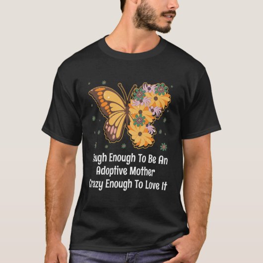 母の日+養子縁組+親+継母 Tシャツ (正面)