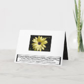 母の日-黄色いデイジー(1) -カード-カスタマイズ カード (裏面)