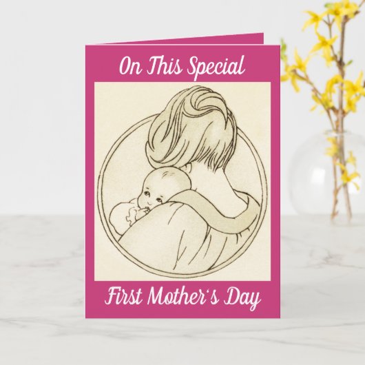 母の日（1日目） カード (黄色い花)