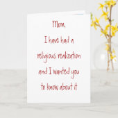 母の日#2 カード (黄色い花)