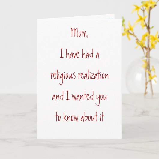 母の日#2 カード (黄色い花)