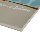 母の日 – 3かわいいフクロウ – Whooo loves you カッティングボード (角)