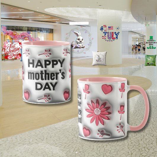 母の日"3D効果" マグカップ