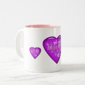 母の日"Est 2020" ツートーンマグカップ (正面左)