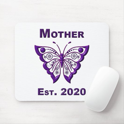 母の日"Est 2020" マウスパッド (マウス)