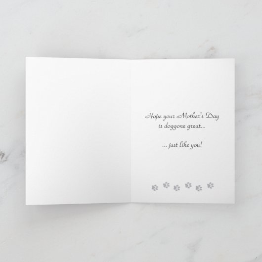 母の日 – From Furry Friends カード (内部)