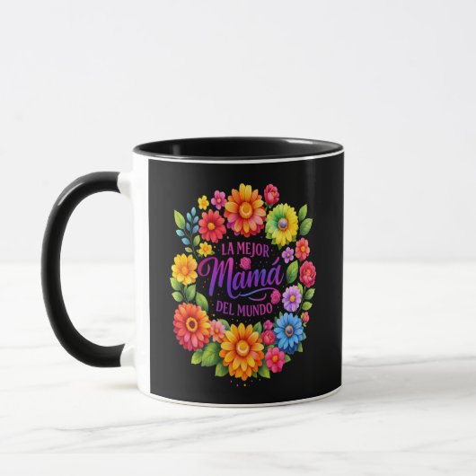 母の日 La Mejor Mama Del Mundo マグカップ (左)