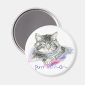 母の日 – Purrr-fect Mom - Cat マグネット (正面/裏面)
