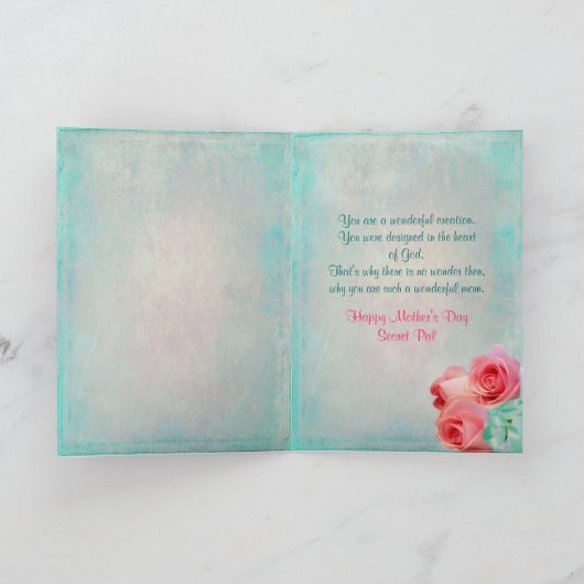 母の日 – SECRET PAL カード (内部)