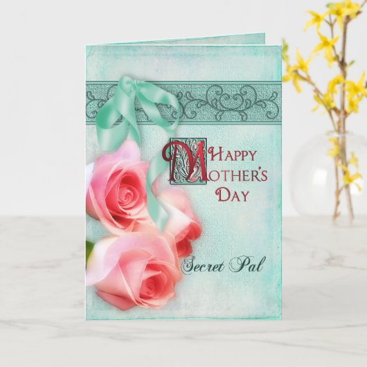 母の日 – SECRET PAL カード (黄色い花)
