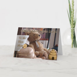 母の日 – Teddy Bear – カード – カスタマイズ