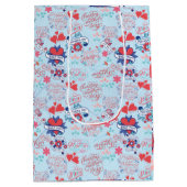 母の日BG 02 LBlue BG ミディアムペーパーバッグ (裏面)