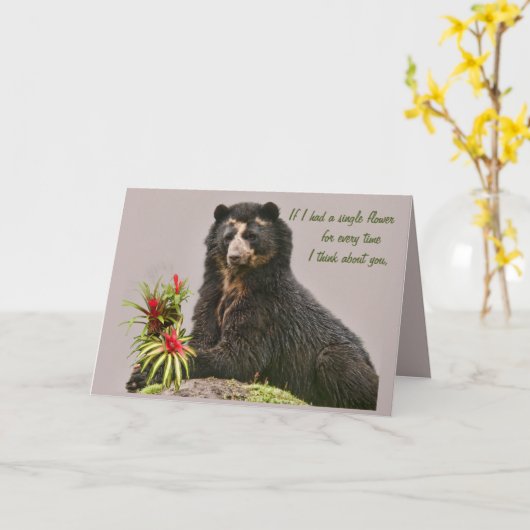 母の日Bubu カード (黄色い花)