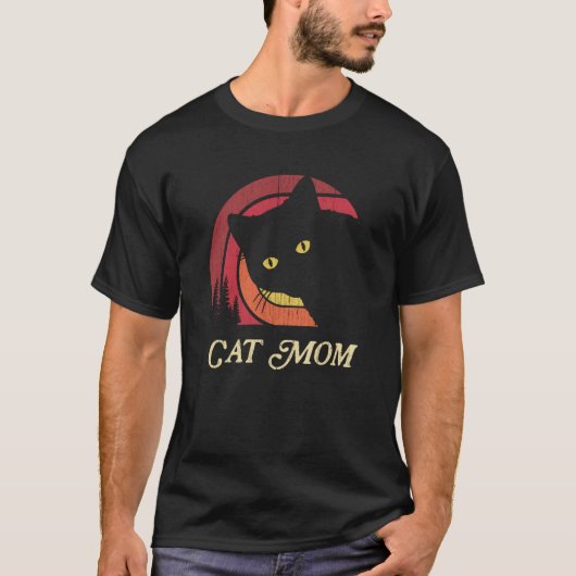 母の日Ca for Women 最高の Cat Mom Tシャツ (正面)