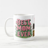 母の日Gifs母は今ま最高ので写真のコラージュ コーヒーマグカップ (左)