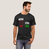 母の日S For Mom From Son Twin Mom Low Batte Tシャツ (正面フル)