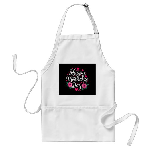 母の日Tシャツ 女性 母 おばあちゃん 母 スタンダードエプロン (正面)