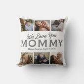 母の日We Love You Photo Collage クッション (正面)