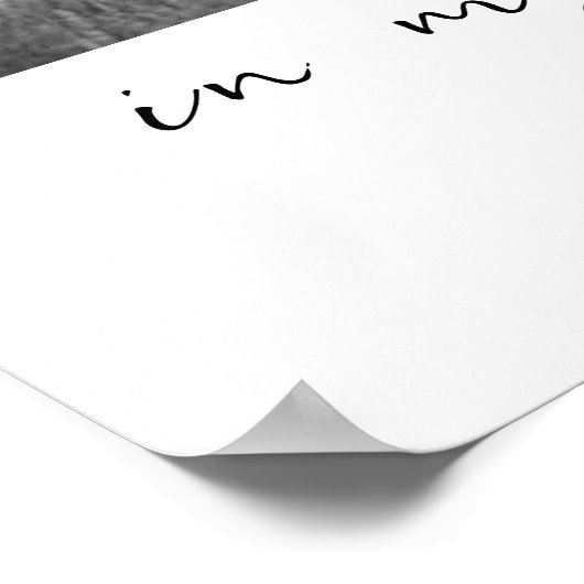 母の時代に家族のパーソナライズされたポートレートプレゼント ポスター (角)