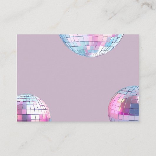 母の時代の赤ちゃんシャワー予約リクエストカード エンクロージャーカード (裏面)