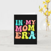 母の時代ママの日ママの新しいママのおもしろいクールママ カード (黄色い花)