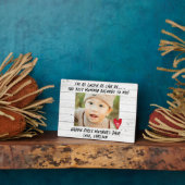 母の最初の母の日の贈り物ママの子供のためのフォトプラーク フォトプラーク (側面)