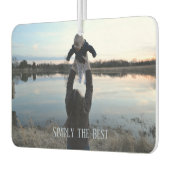 母の最高の日の単なる写真 カーエアーフレッシュナー (左)