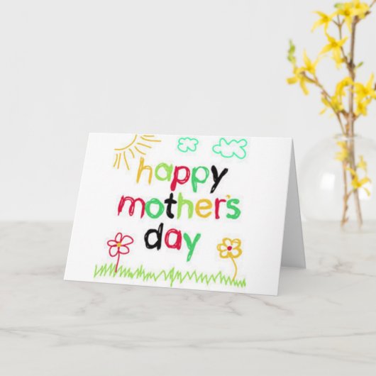 母の最高の日は カード (黄色い花)