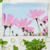 母の未払いセラピストおもしろいフローラ母の日 キッチンタオル (折り畳み)