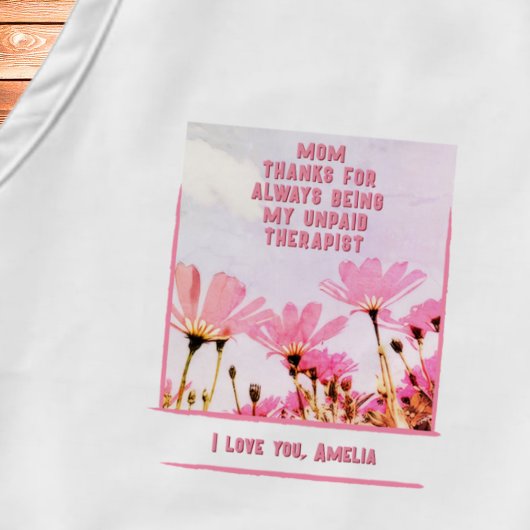 母の未払いセラピストおもしろいフローラ母の日 スタンダードエプロン